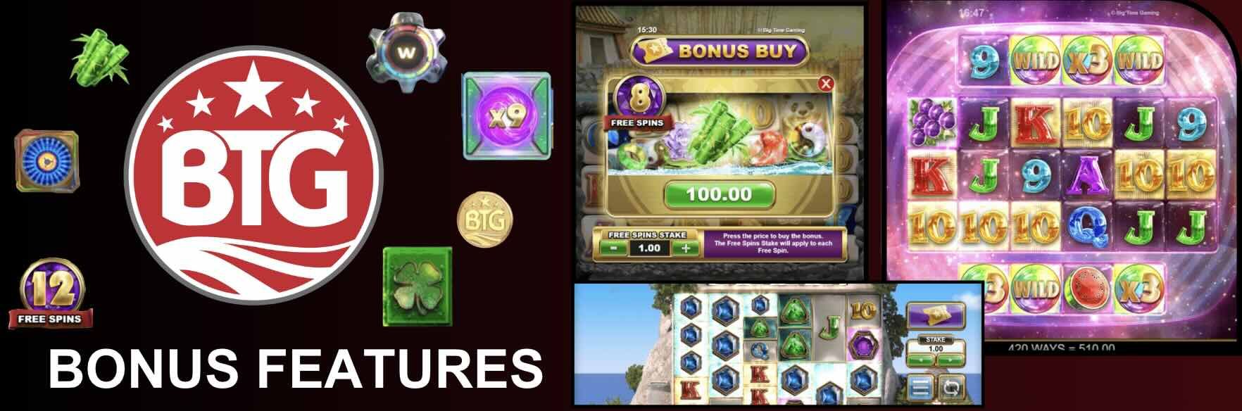 Image of Big Time Gaming Bonus Features
